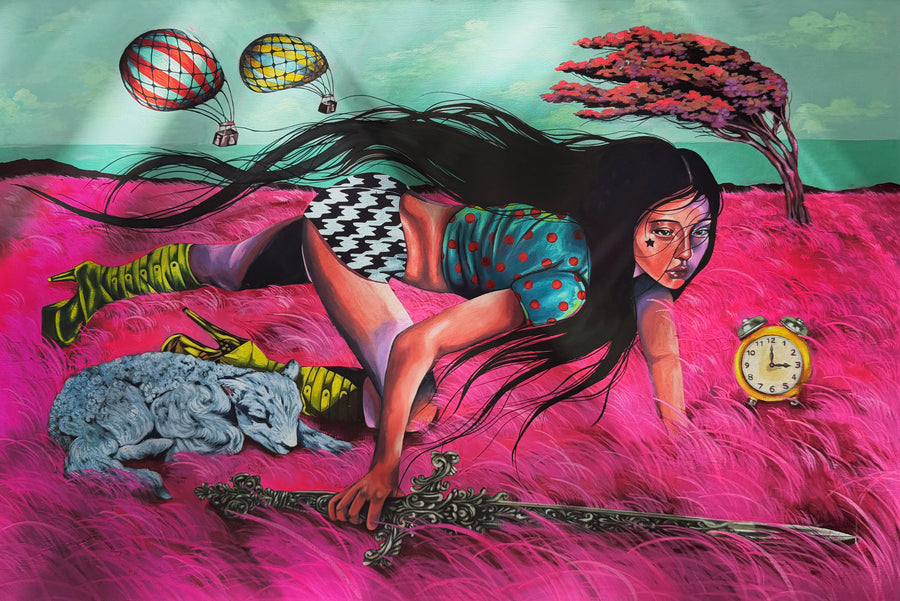 'Windy day' - original painting