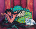 'Lucky Bunny' - original painting