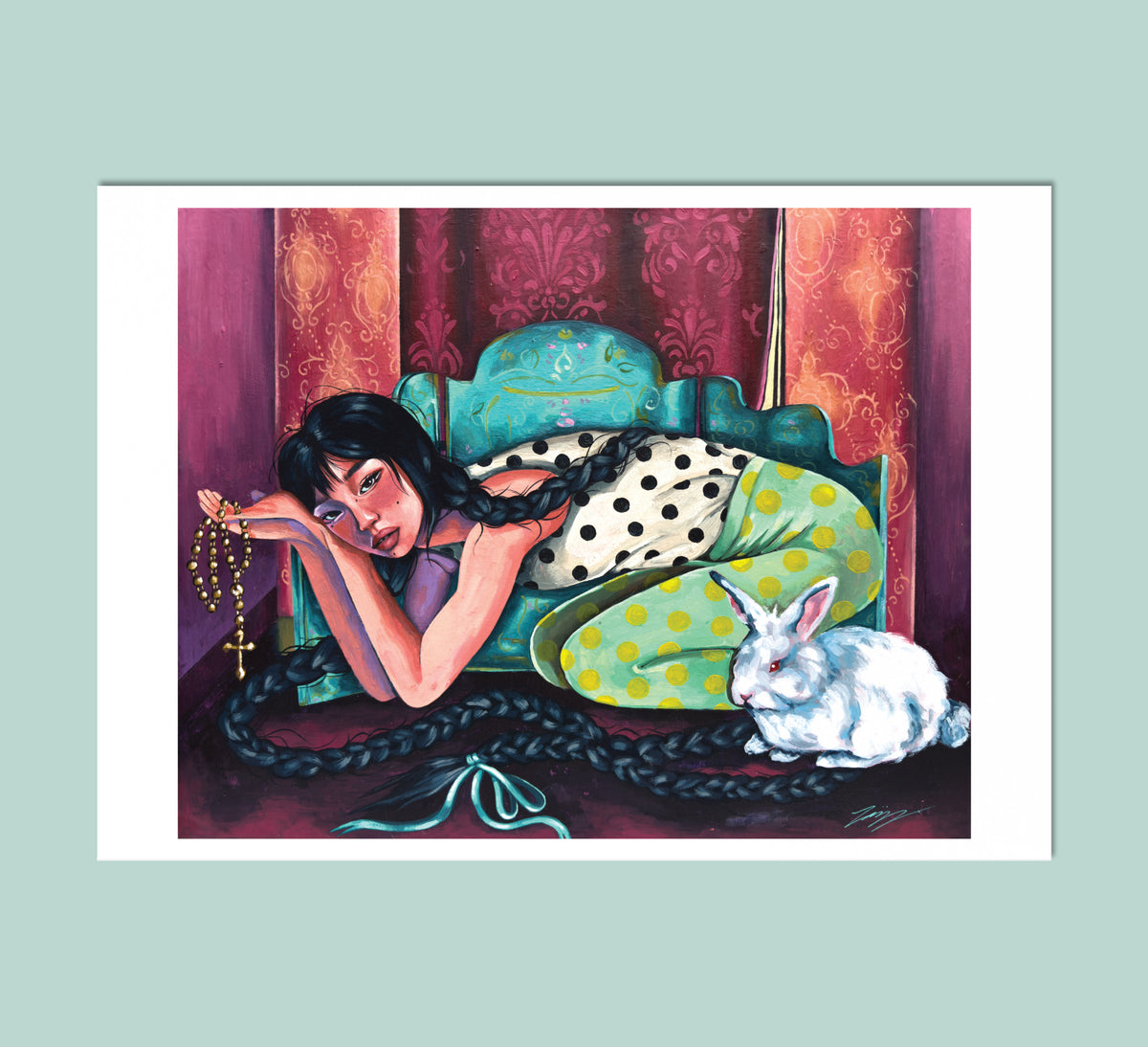 'Lucky bunny' - Print