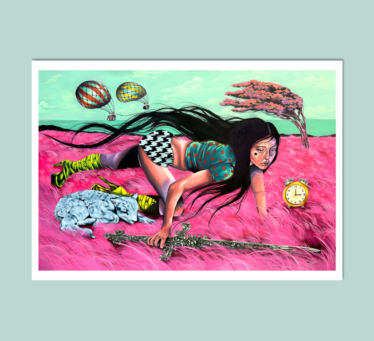 'Windy day' - print