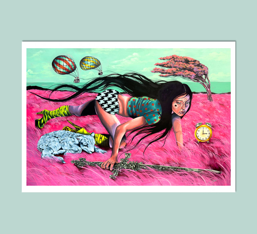 'Windy day' - print